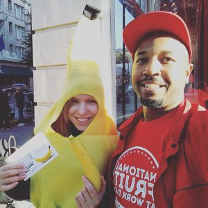 The FruitGuys Banana Costume selfie