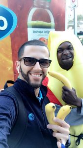The FruitGuys Banana Costume selfie