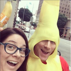 The FruitGuys Banana Costume selfie